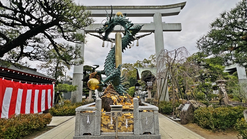 香川県の最強パワースポット! 田村神社の龍神像を見に行ったよ。