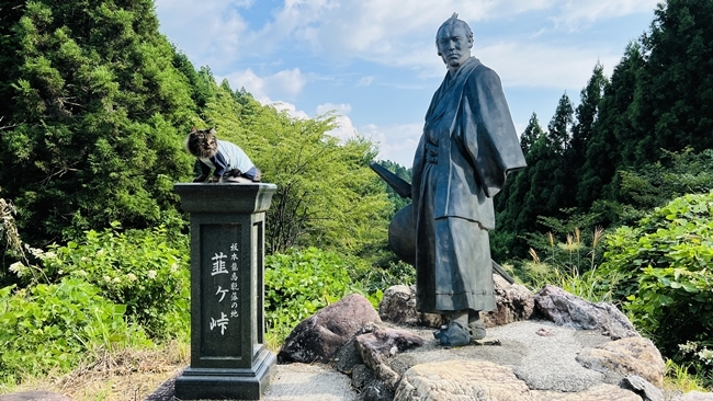 韮ヶ峠(にらがとうげ) 坂本龍馬が脱藩した地に行ってみた!