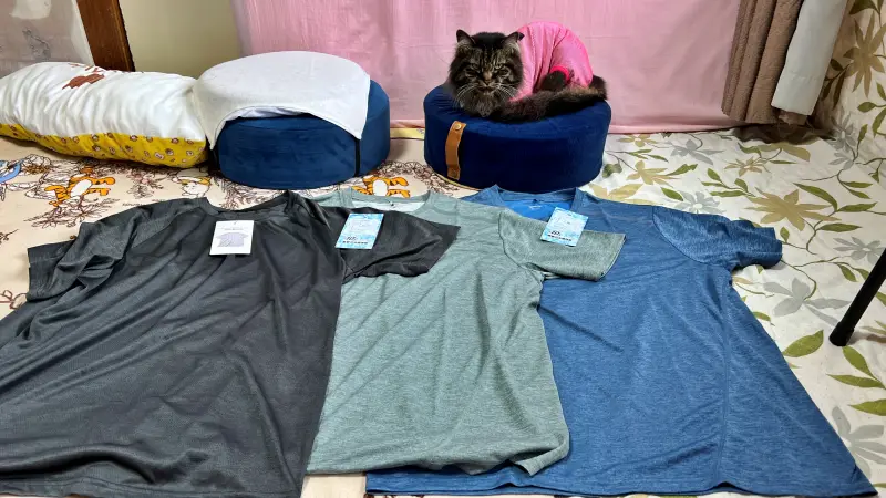 冷感Tシャツをワークマンで買ってみた トラちゃん用ではなく飼い主用ｗ