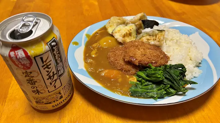 ティファール両手鍋を買ったのでカレーを作ってみた！ 残暑厳しすぎてトラちゃんぐったり。