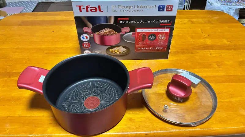 ティファール両手鍋を買ったのでカレーを作ってみた！ 残暑厳しすぎてトラちゃんぐったり。
