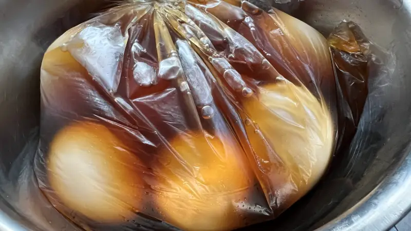 たまごが安く買えたから煮卵作ろう トラちゃんは寝て待ちます！