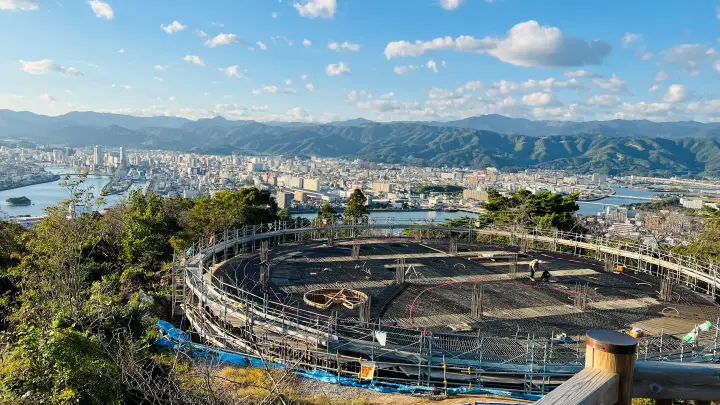 五台山展望台 高知市が一望できる新施設「ソラミアン」が出来るそうです。