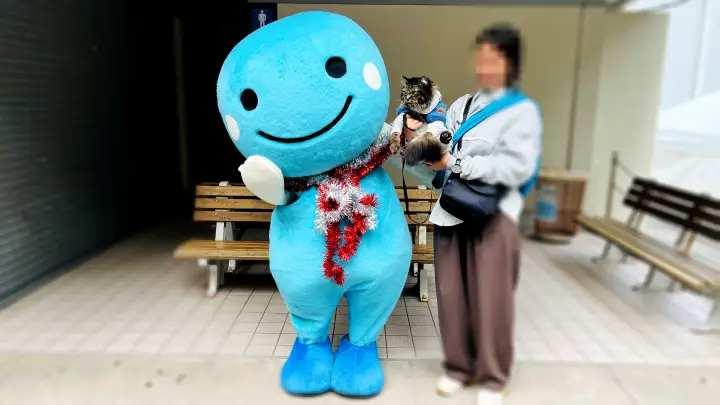 桂浜を散歩 高知のご当地キャラに会えました 猫の本能も発揮した楽しい休日