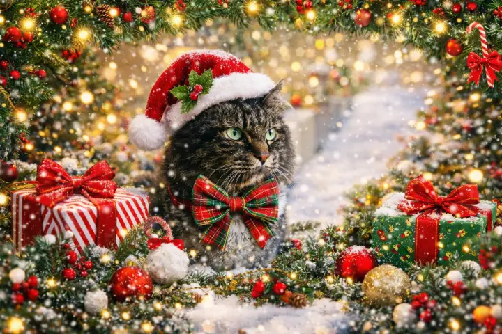 キャットフード デイリーディッシュ トラちゃんに届いたクリスマスプレゼント