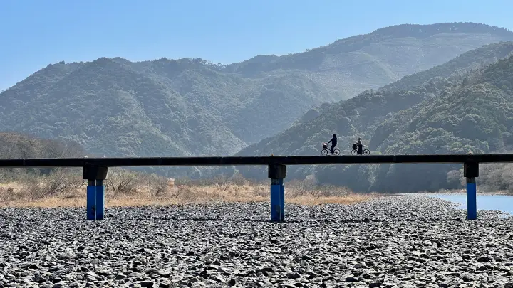 【レア絶景】水がない四万十川・佐田沈下橋を歩く!ペットと一緒に楽しむ特別なお出かけ